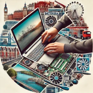 Bambu Lab A1 Combo with AMS Lite during first-layer calibration in Putney SW15