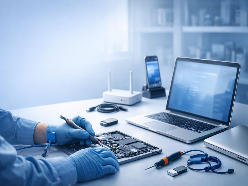 Professional IT support technician providing computer repair services in South West London